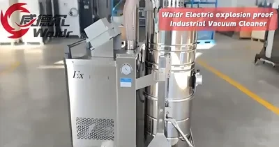 Patlamaya dayanıklı endüstriyel elektrikli süpürge Video