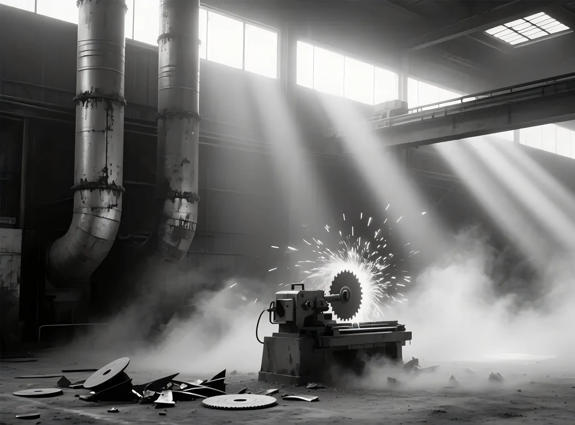 Fabrika çapında havadaki toz